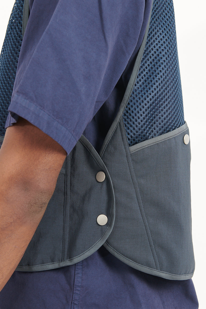 Jogger Vest Poly Mesh with Fidlock Buckle - Navy