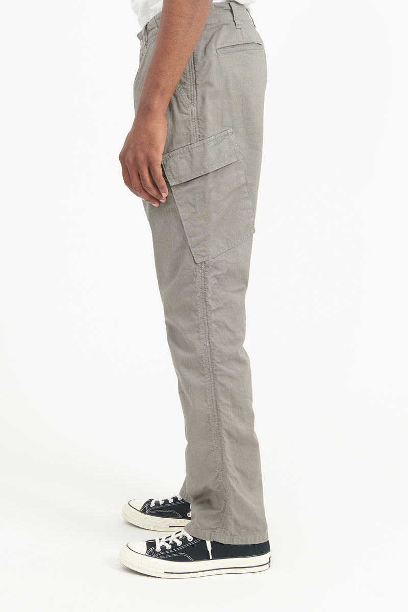 Soldier 6P Trousers Cotton German Code Cloth Overdyed - Cement