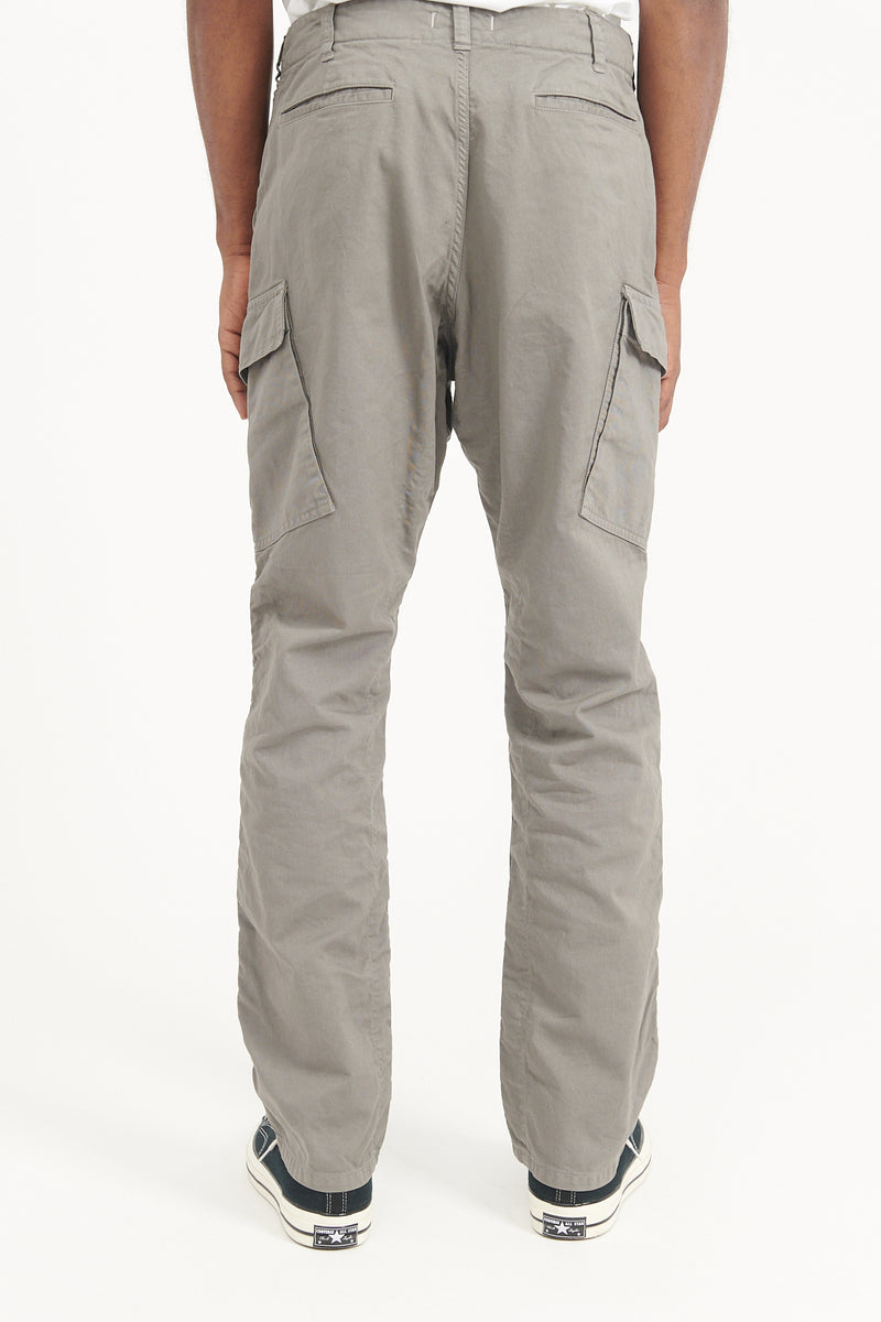 Soldier 6P Trousers Cotton German Code Cloth Overdyed - Cement