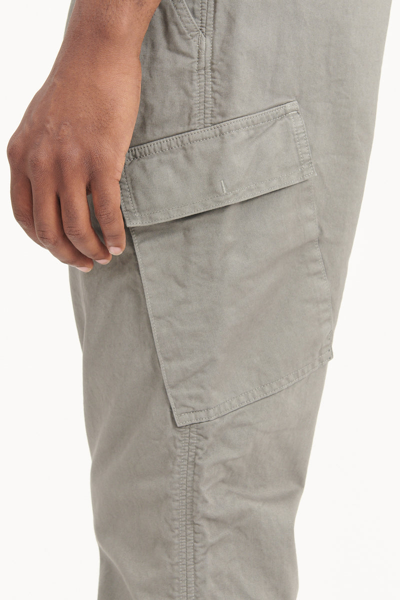 Soldier 6P Trousers Cotton German Code Cloth Overdyed - Cement