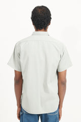 Cotton Twill 60's Work Shirt - Grey