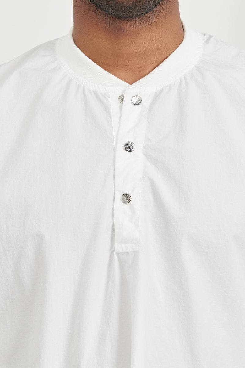 Typewriter Cloth Pullover Shirt - White