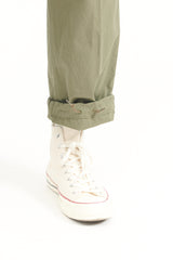 Vintage Fit 6 Pocket Ripstop Cargo Pants - Army Green