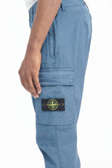 30410 Supima Cotton Twill Pants Regular Tapered - Dark Blue