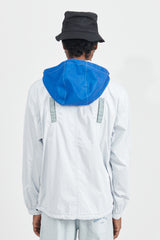 432X1 MARINA Ripstop Prismatico C/CAPP Reversible Jacket - Sky Blue