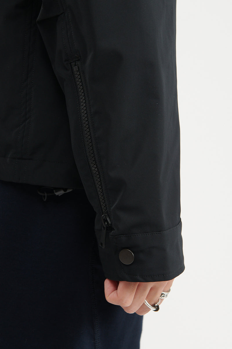 Coach Jacket Poly Twill Stretch Dicros Solo Gore-Tex Infinium - Black