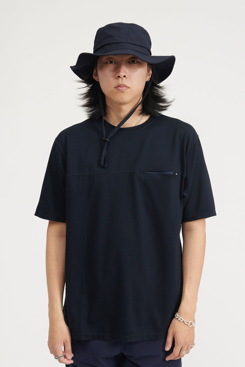 Jogger S/S Tee Cotton Nylon Jersey Ice Pack - Navy
