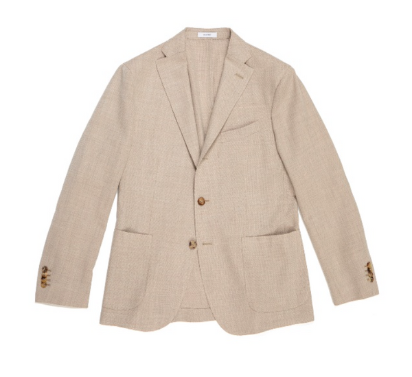 K-Jacket in light wool hopsack