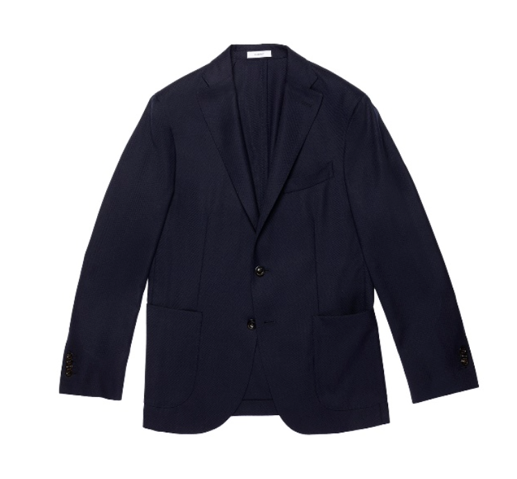 K-Jacket in light wool hopsack