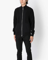 Worker Rib Zip Up Sweater Jacket