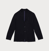 Two Button Unlined Knit Blazer