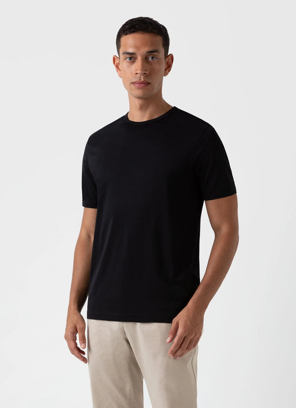 Sunspel  Classic T-Shirt - Black