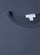 Sunspel  Classic T-Shirt - Slate Blue