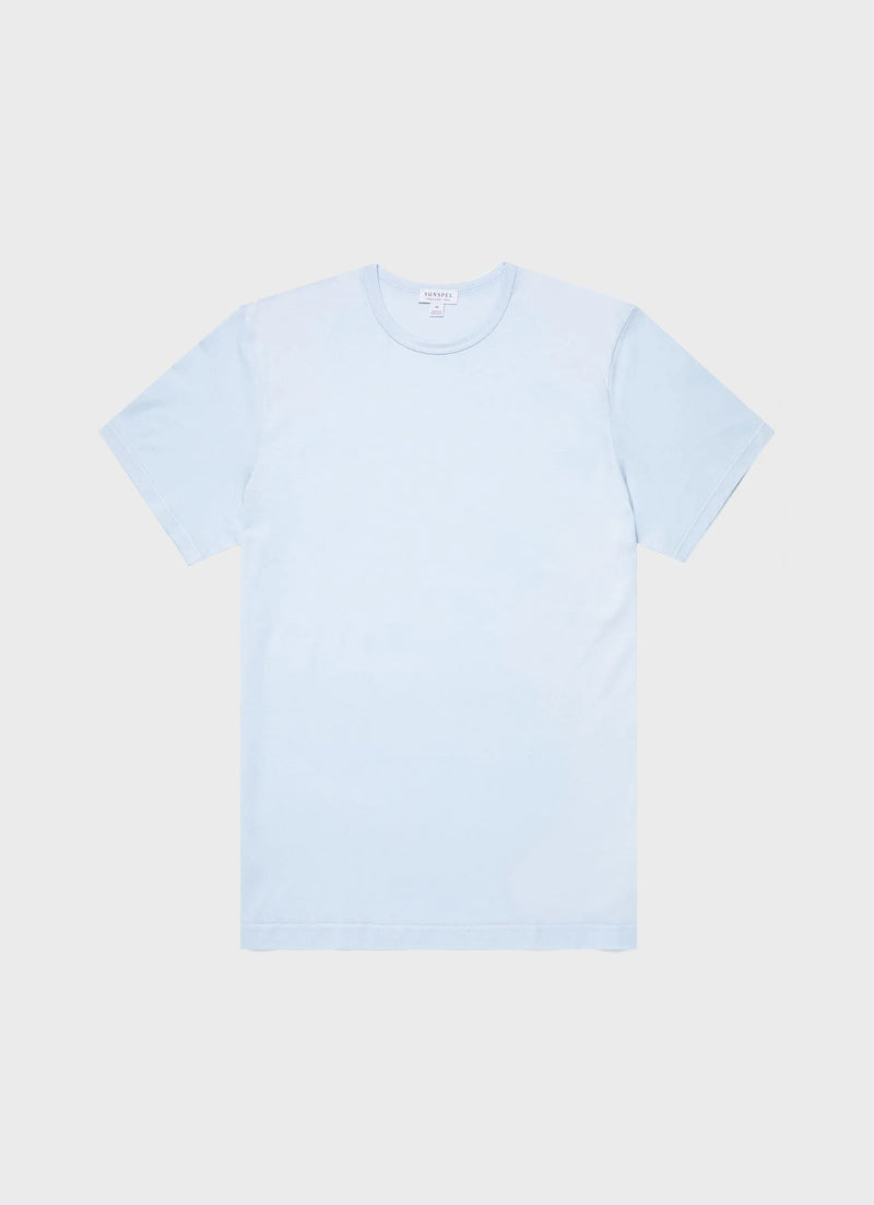 Sunspel  Classic T-Shirt - Light Blue