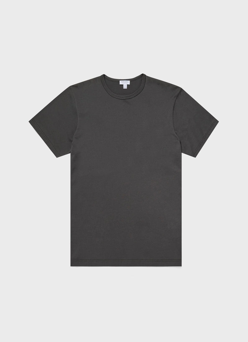 Sunspel  Classic T-Shirt - Charcoal