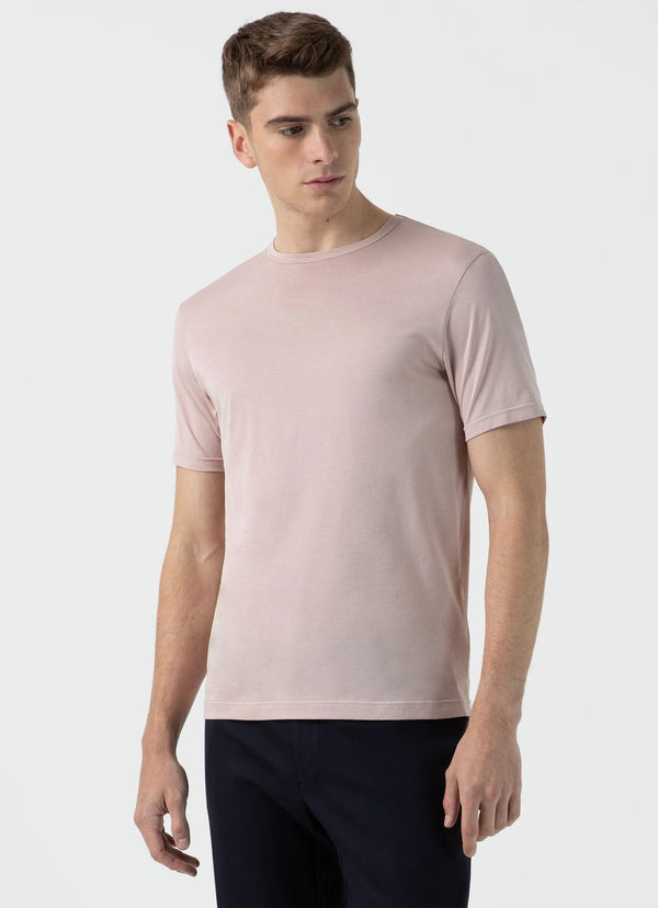 Sunspel  Classic T-Shirt - Pale Pink