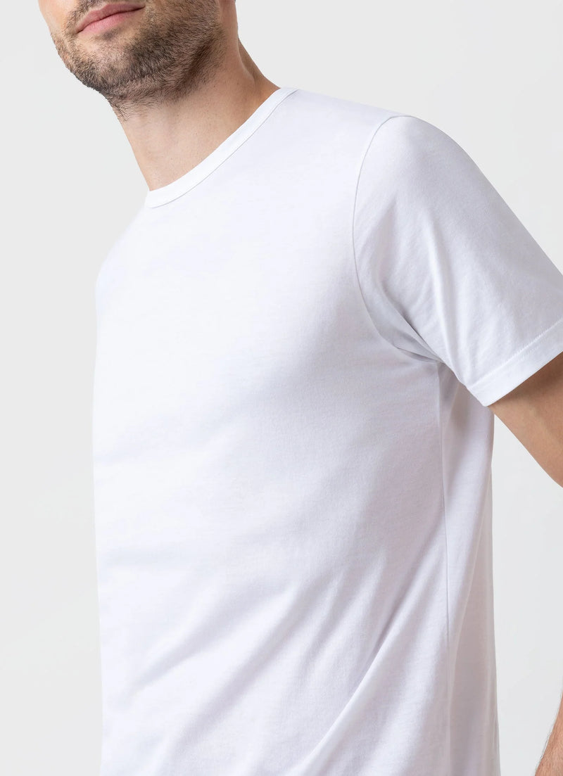 Sunspel  Classic T-Shirt - White