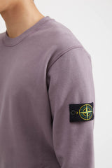 63020 Felpa Cotone Smerigliata Fleece Crew Sweatshirt - Magenta
