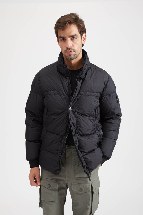 40123 Garment Dyed Crinkle Reps Jacket - Black