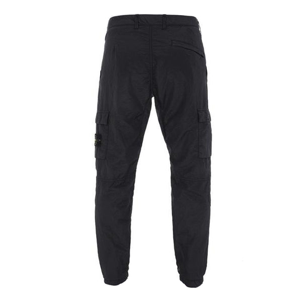 32029 Si Pa/Pl Seersucker-Tc Garment Dyed Pants - Black