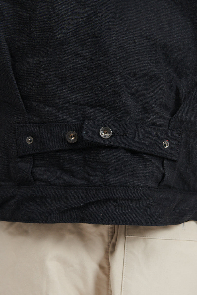 Trucker Jacket 14oz Bull Denim - Black
