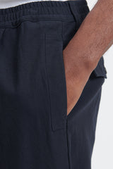 Welt Side Pocket Pants - Black Navy