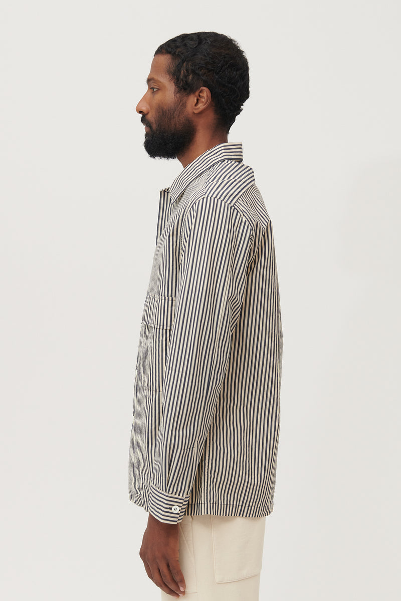 Zizola Bastoncino Shirt - Navy Stripe
