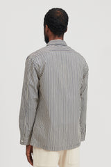 Zizola Bastoncino Shirt - Navy Stripe