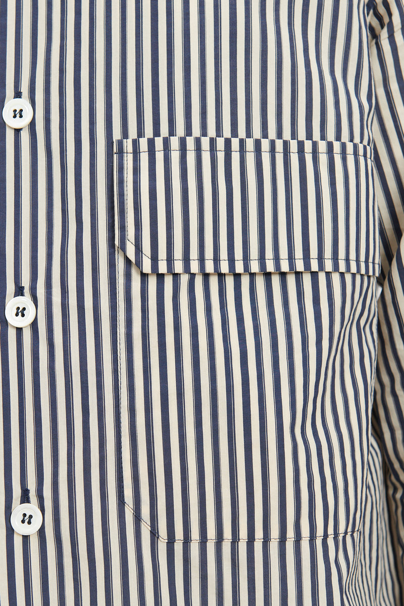 Zizola Bastoncino Shirt - Navy Stripe