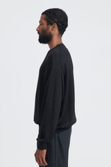 Alpaca Mix Sweater - Ink Black
