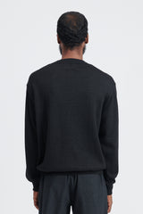 Alpaca Mix Sweater - Ink Black