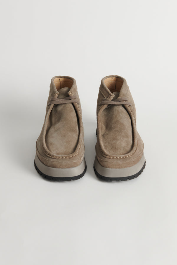 Hiker Moc Shoes Mid Cow Leather - Taupe