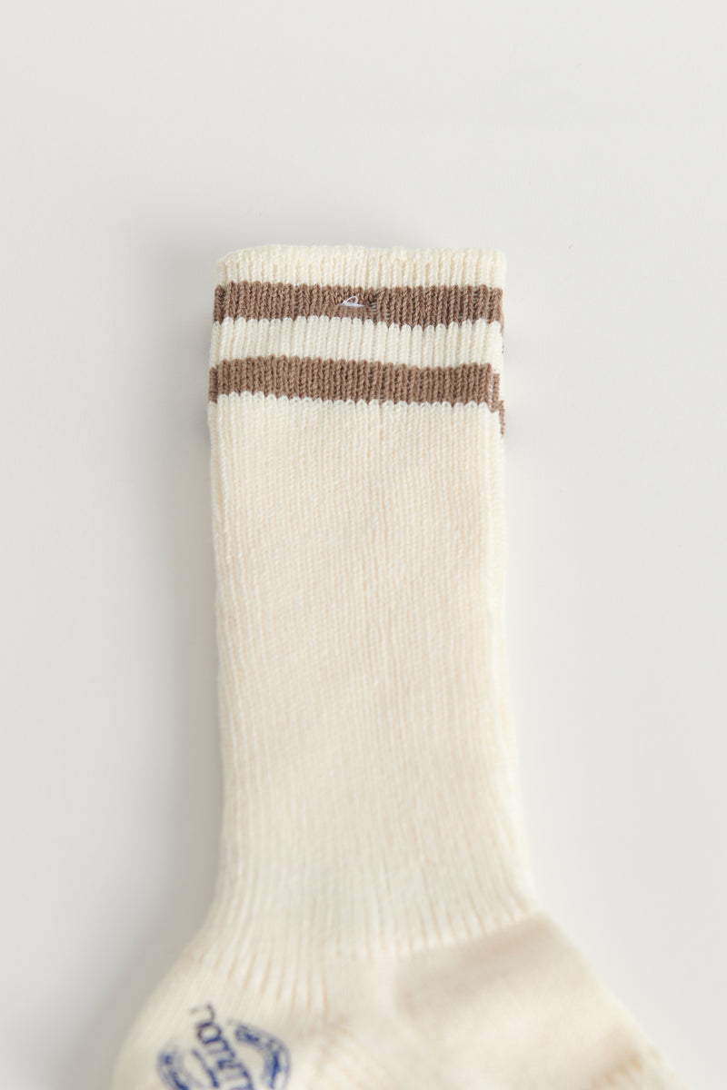 Dweller Socks Hi C/N/P Yarn- Beige