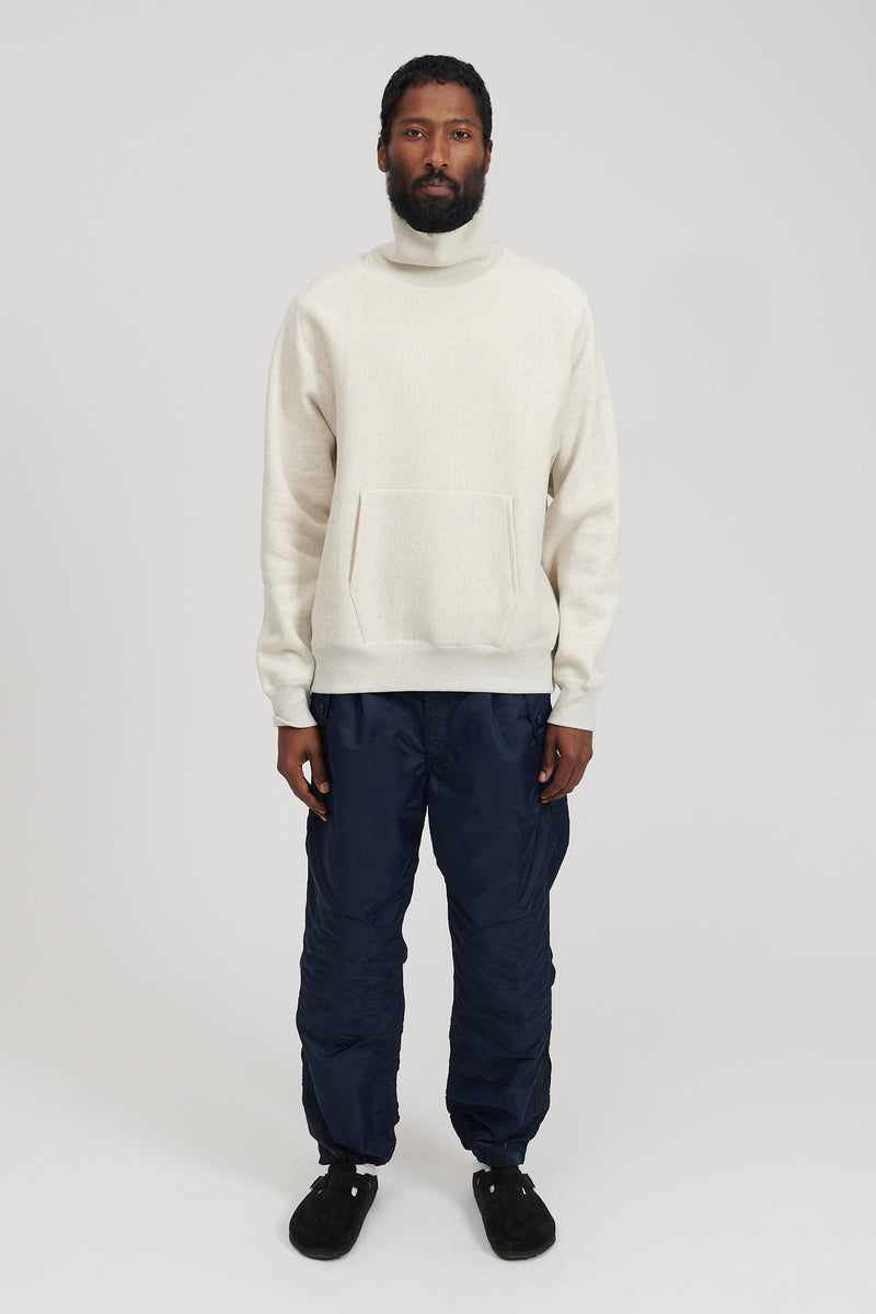High Neck Sweatshirt - Oatmeal