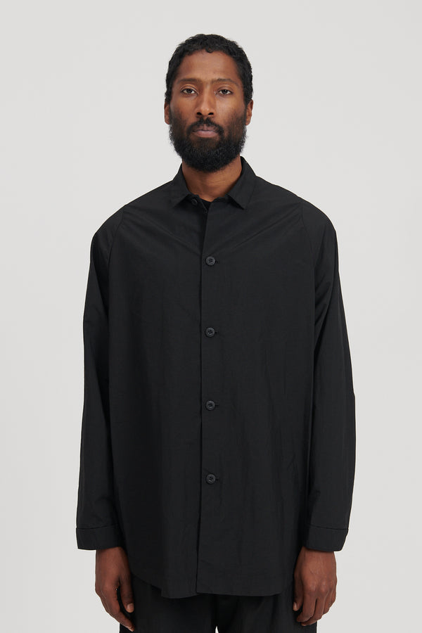 Packable Wide Shirt - Black