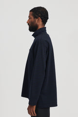 High Mock Shirt PC Stripe Jersey - Black/Navy