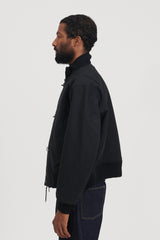 Deck Jacket Cotton Double Cloth - Black