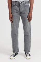 105 90's Black Denim Bleach AW22 - Black