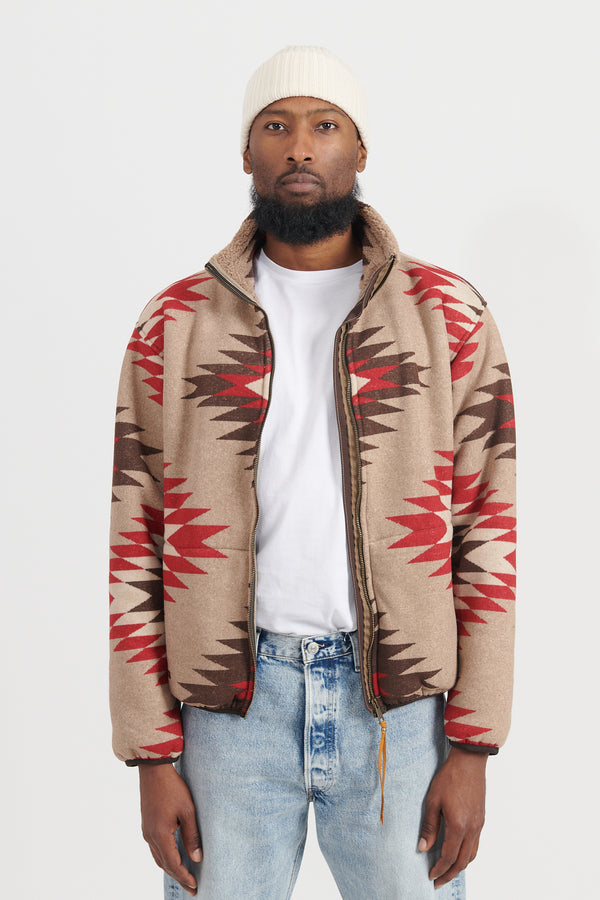 Navajo Boa Fleece Jacket - Navajo