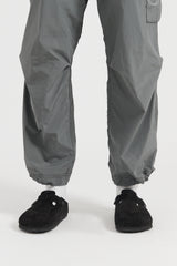 Oversized Cargo Pants - Gray
