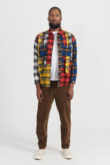 Obi Strip Shirt Rinse Plaid - Multi