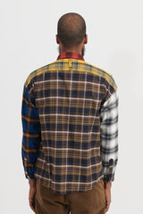 Obi Strip Shirt Rinse Plaid - Multi