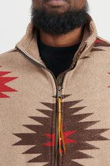 Navajo Boa Fleece Vest - Navajo