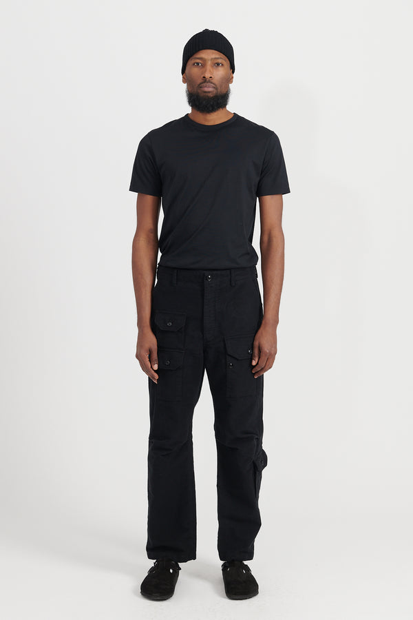 Flight Pant - Black Cotton Moleskin