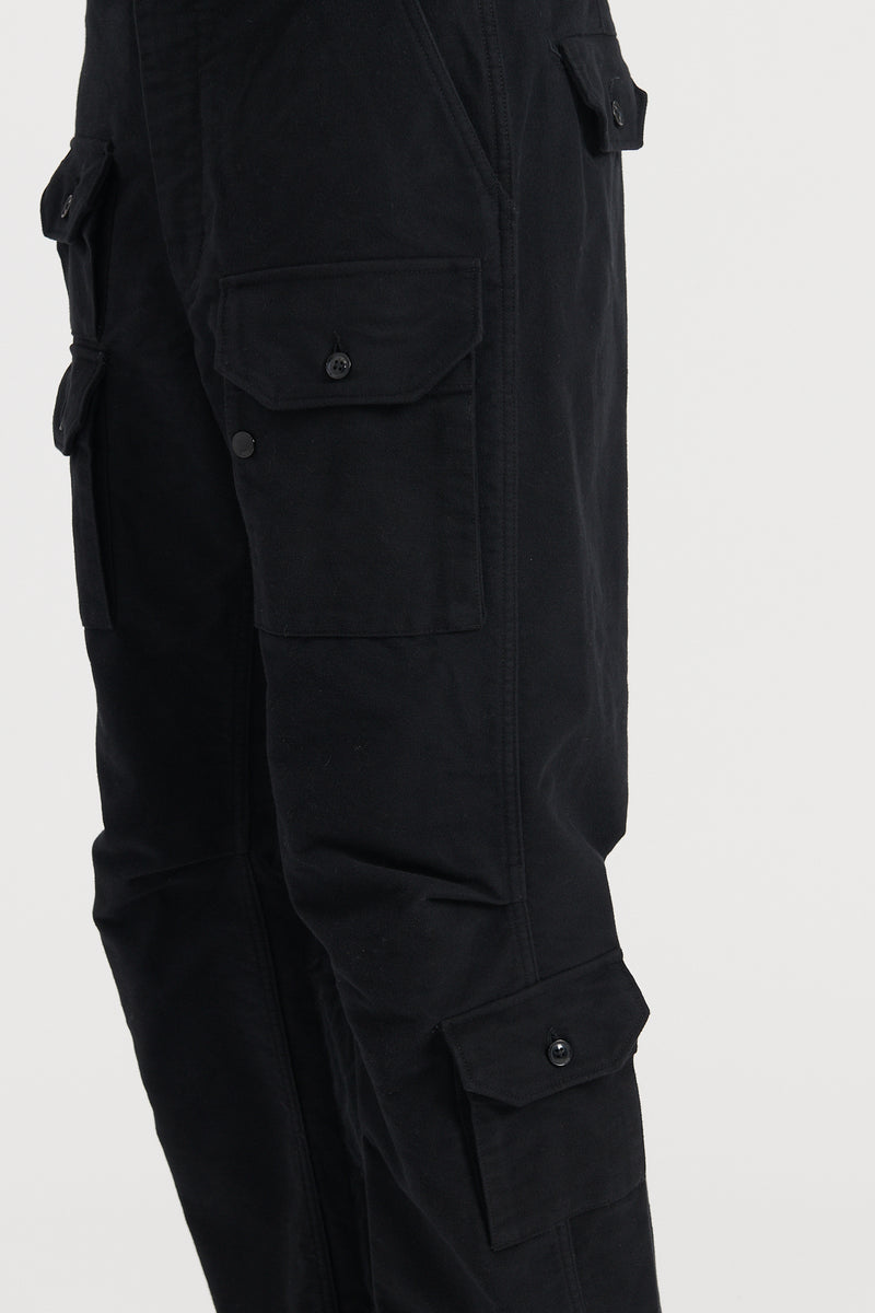 Flight Pant - Black Cotton Moleskin