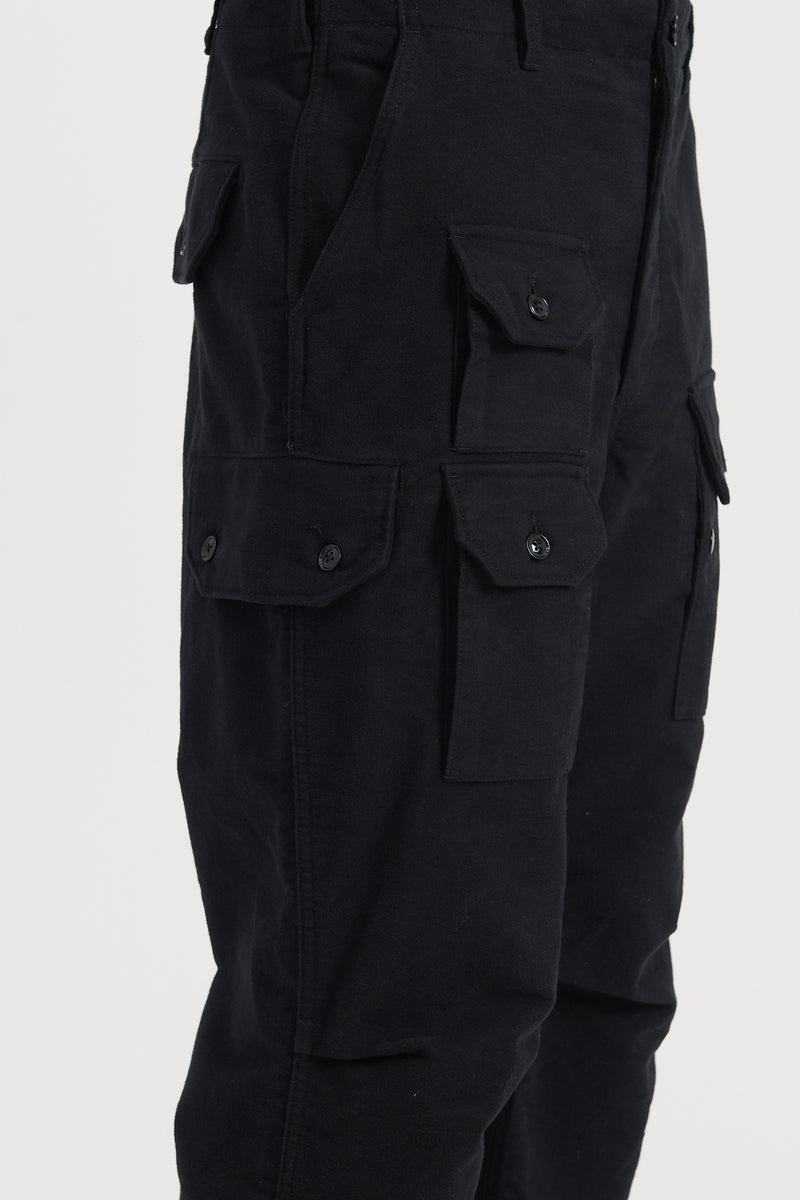 Flight Pant - Black Cotton Moleskin