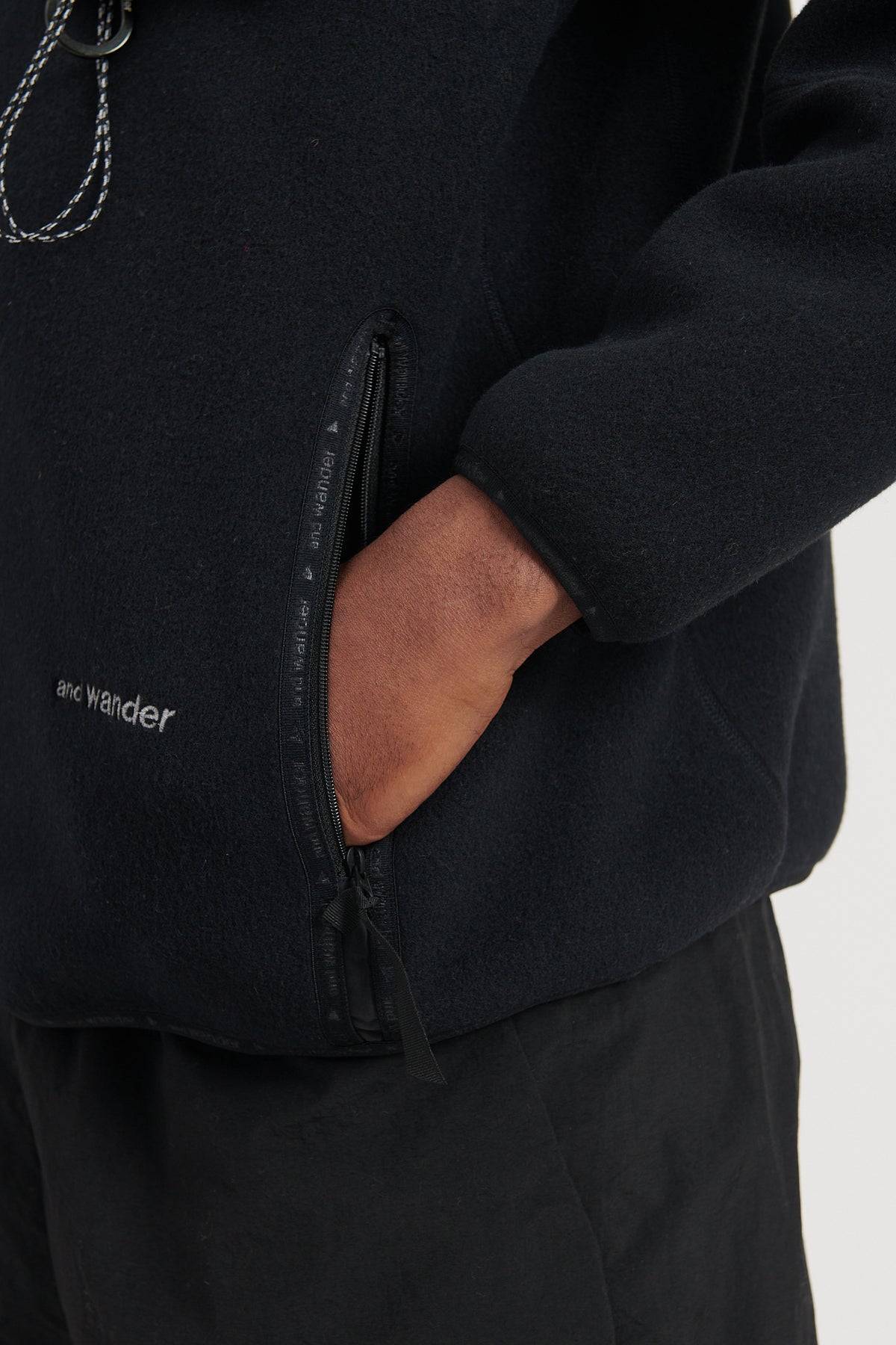 Wool Fleece Cardigan - Black – M5 SHOP