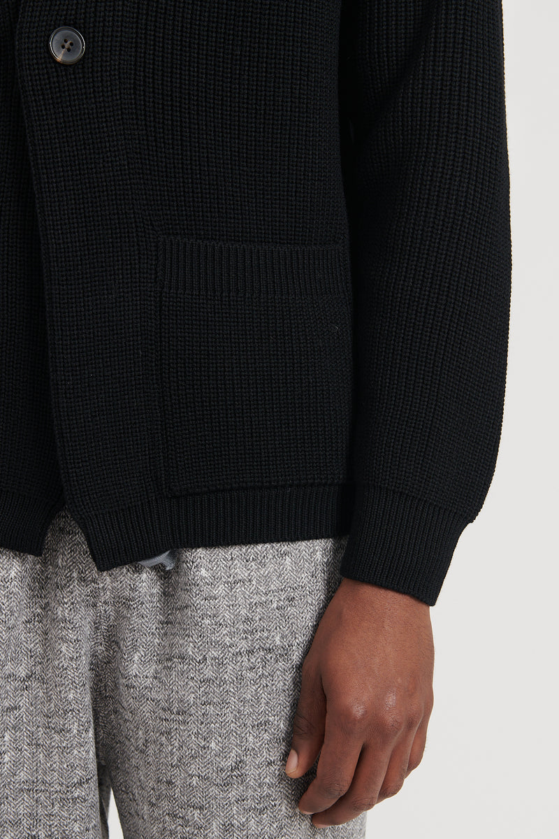 Signature 1B Cardigan - Black