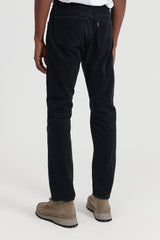 Dweller 5P Jeans 01 T/C Cord Sulfur Dyed VW - Black