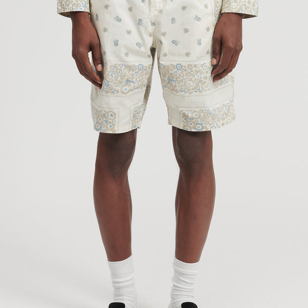 Dweller Easy Shorts 03 Cotton Twill NOMA td Print - Off White